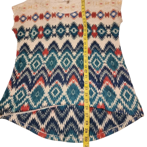 Nouvida Western Cap Sleeve Knit Top Size L - Picture 7 of 9